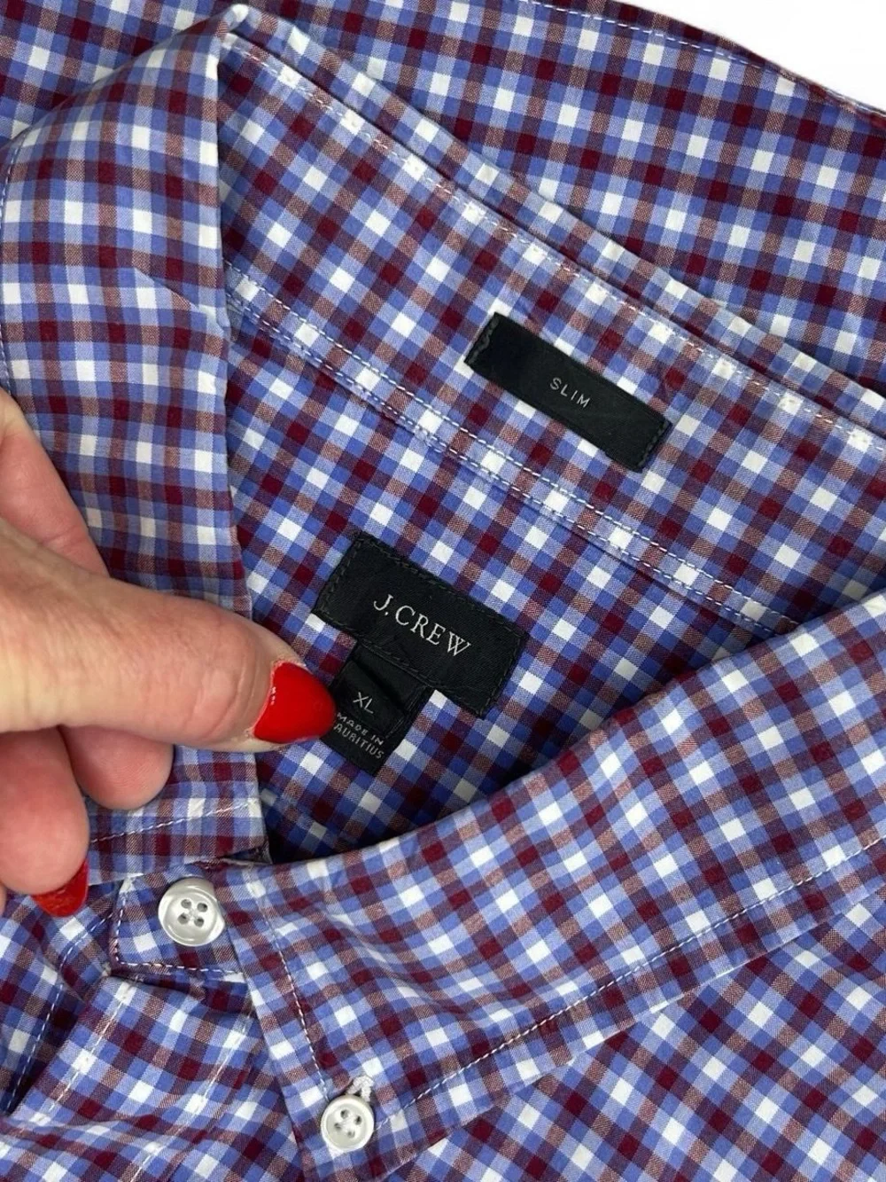 J.Crew Men's Slim Fit Long Sleeve Button Down XL